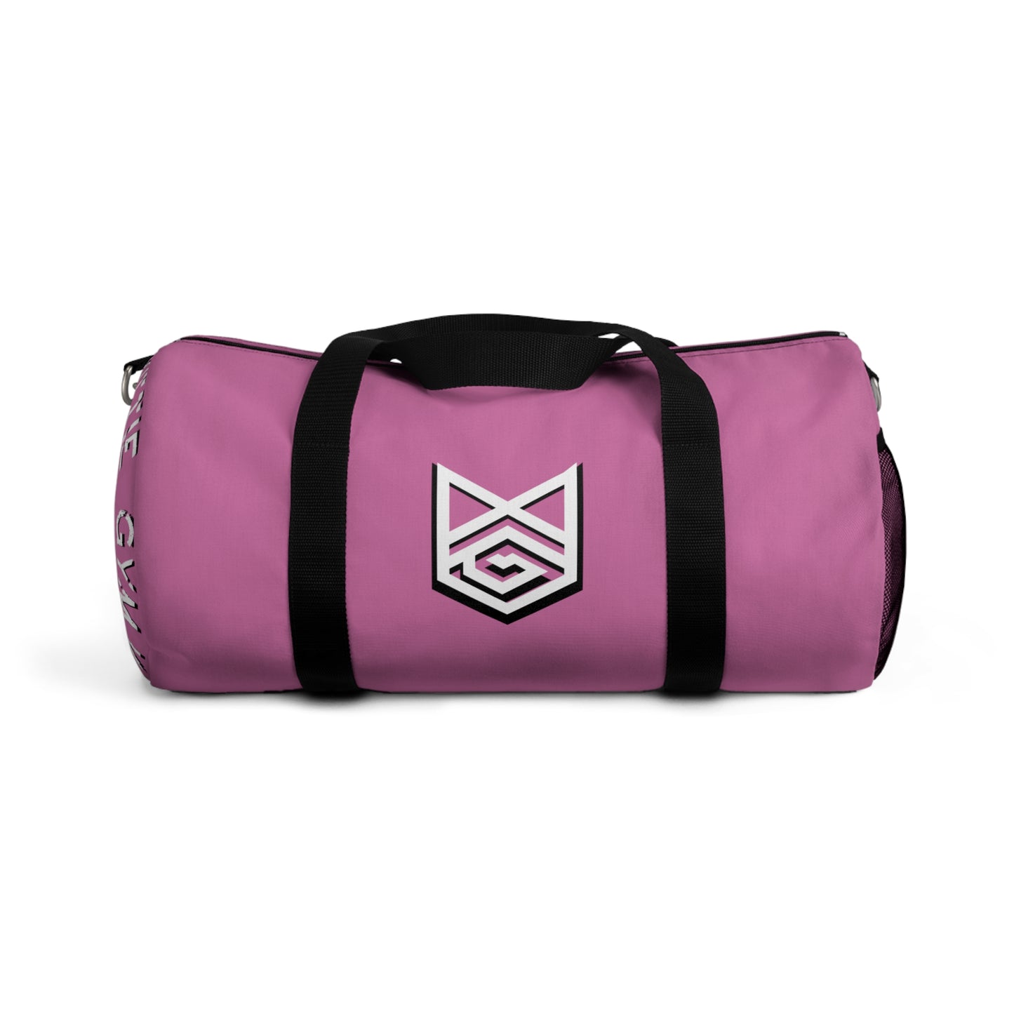 pink Gym Kittie circle logo Duffel Bag