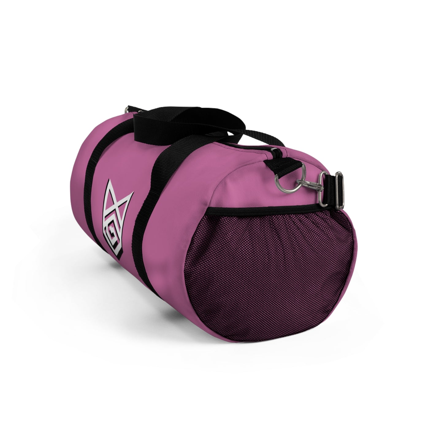 pink Gym Kittie circle logo Duffel Bag