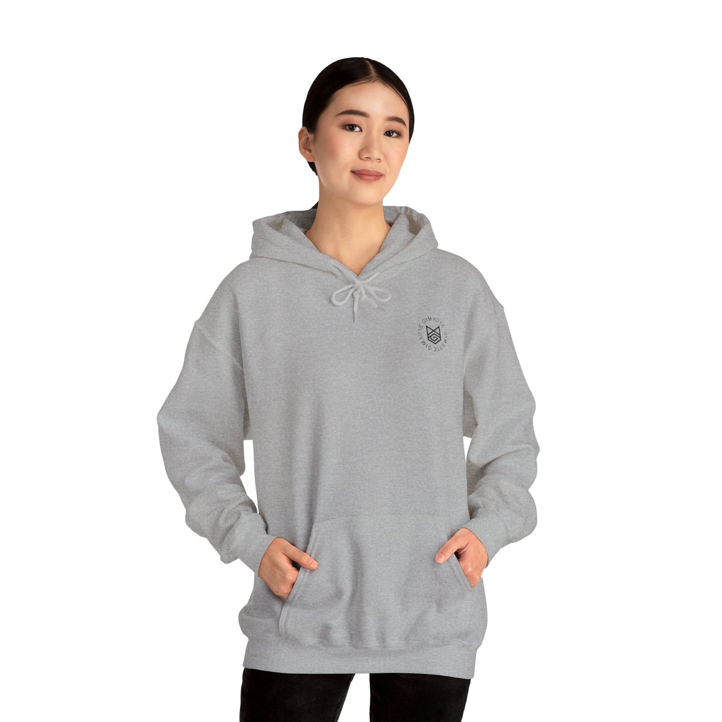 Gym Kittie circle logo Unisex Hooded Sweatshirt