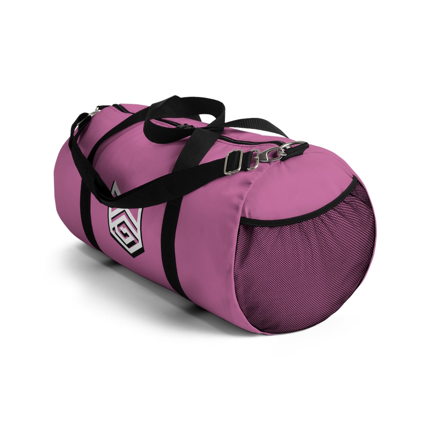 pink Gym Kittie circle logo Duffel Bag