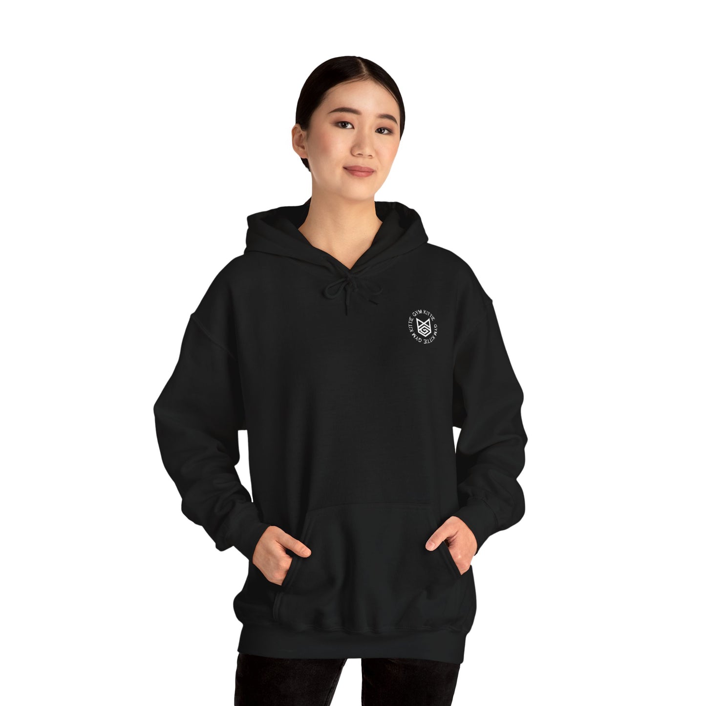 Gym Kittie circle logo Unisex Hooded Sweatshirt