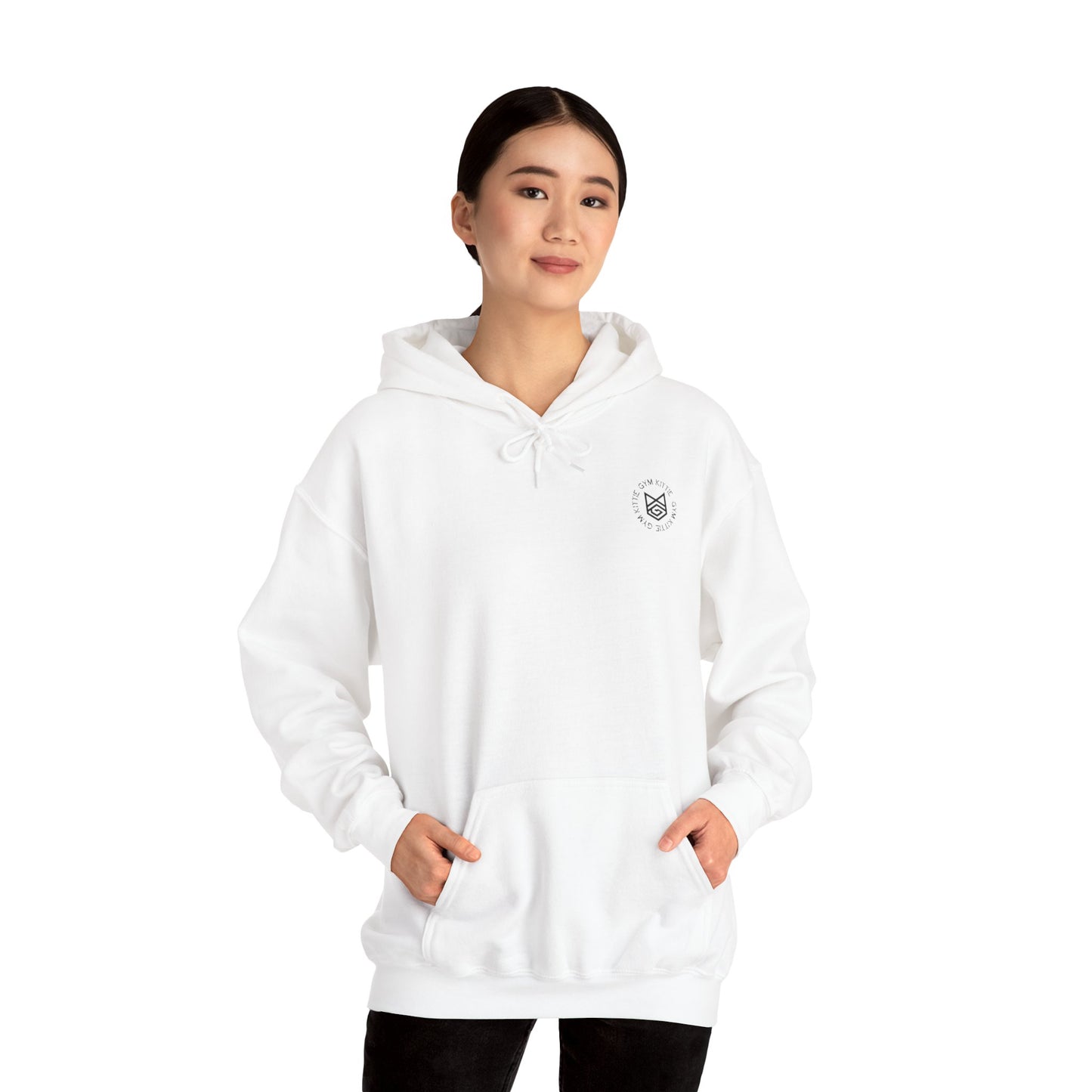 Gym Kittie circle logo Unisex Hooded Sweatshirt